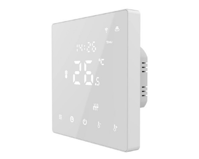 Терморегулятор сенсорный Warmlife TT02/HT18H1S по WiFi датчик воздуха 3,6кВт 16А белый фото Терморегулятор сенсорный Warmlife TT02/HT18H1S по WiFi датчик воздуха 3,6кВт 16А белый картинка